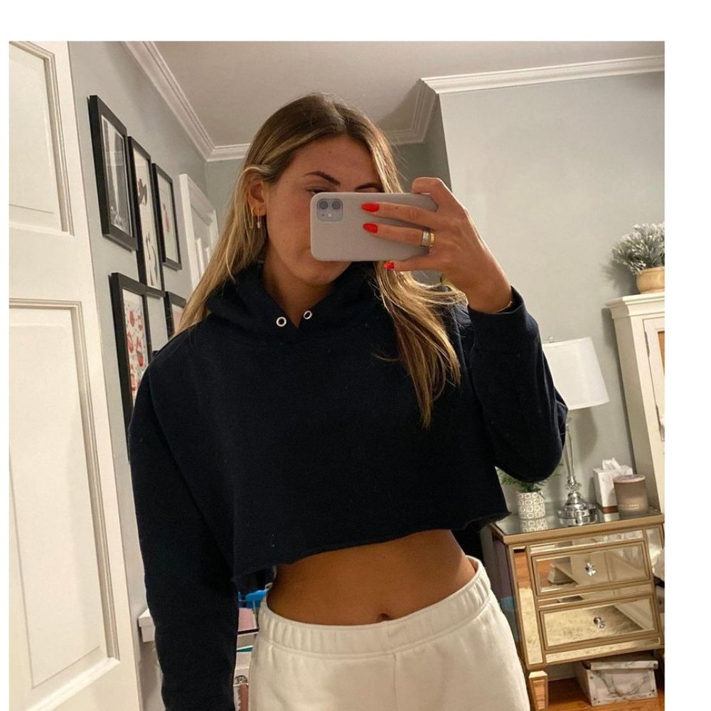 Bluenotes Cropped Hoodie